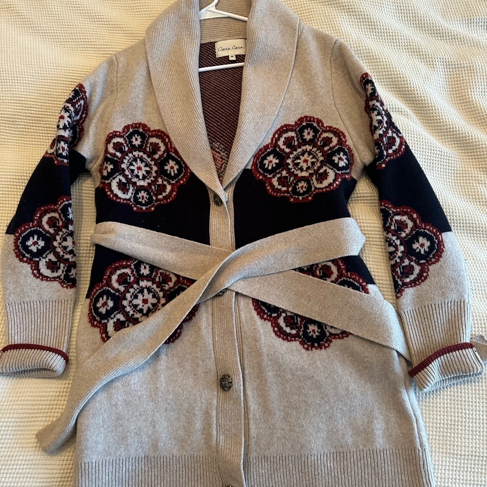 Cara Cara Long Wool Cardigan